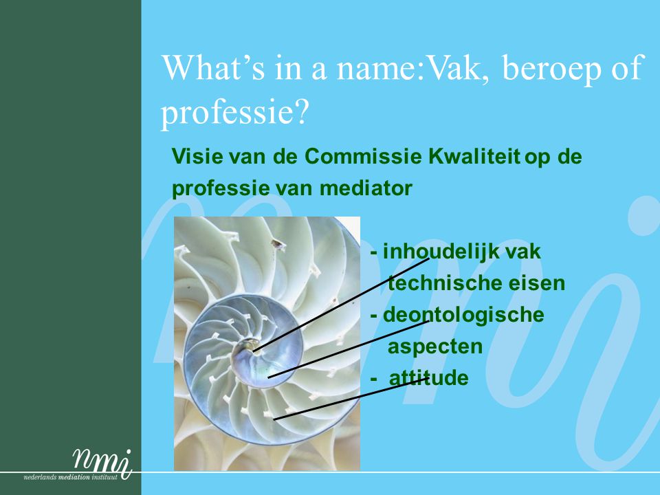 What’s in a name:Vak, beroep of professie.