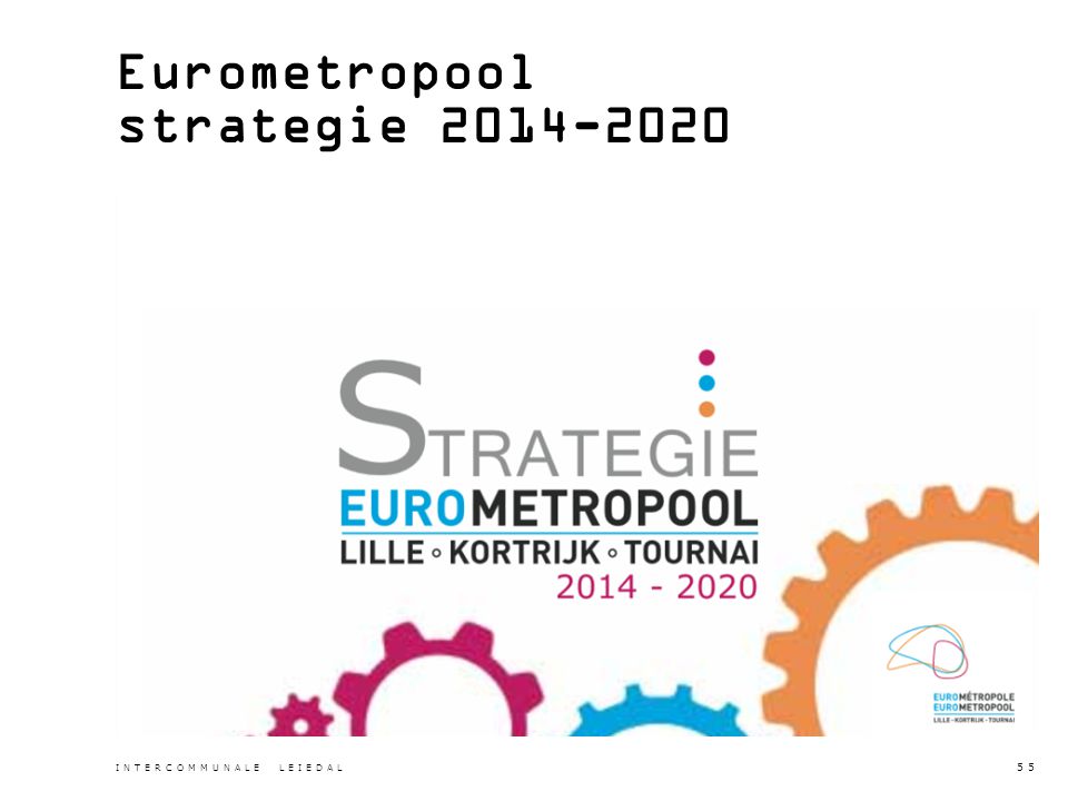 Eurometropool strategie INTERCOMMUNALE LEIEDAL 55
