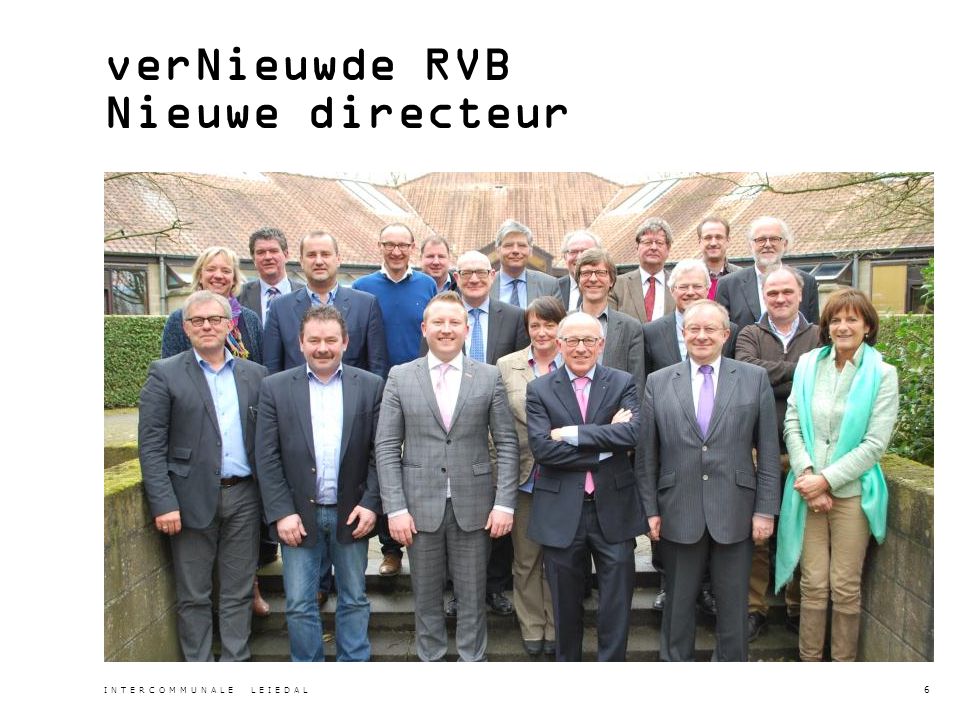 verNieuwde RVB Nieuwe directeur INTERCOMMUNALE LEIEDAL 6