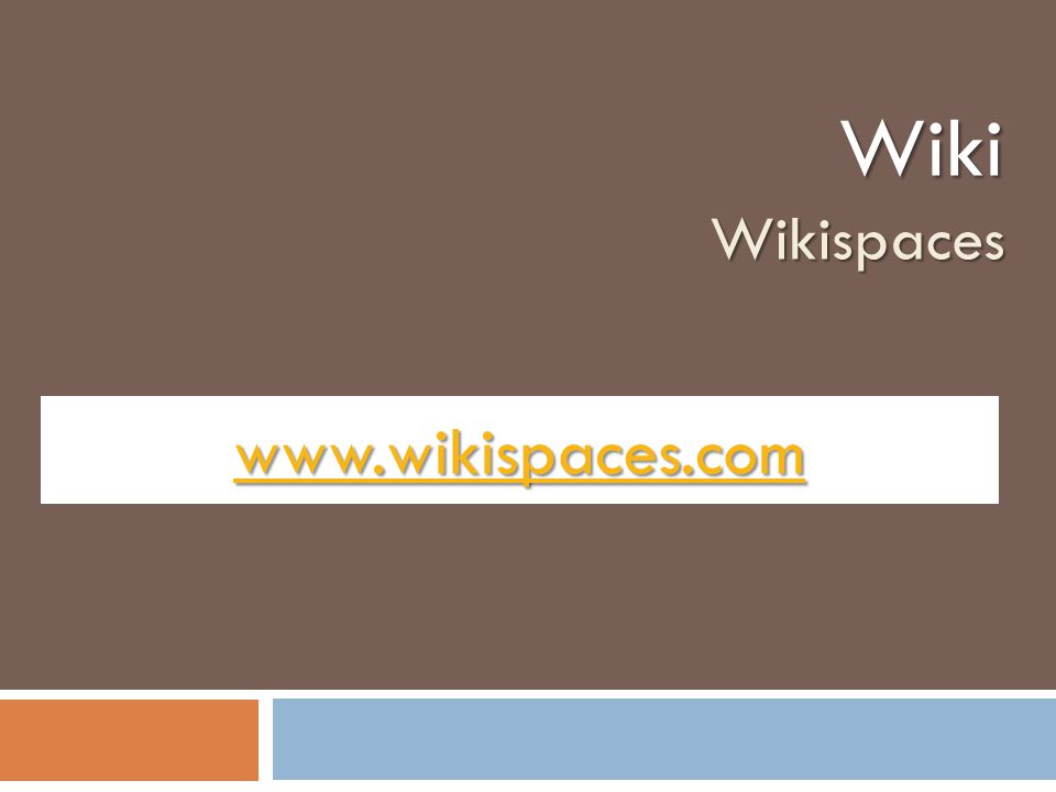 WikiWikispaces