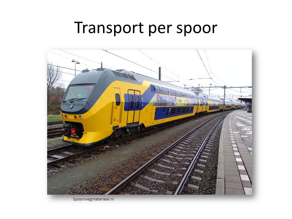 Transport per spoor Spoorwegmaterieel.nl