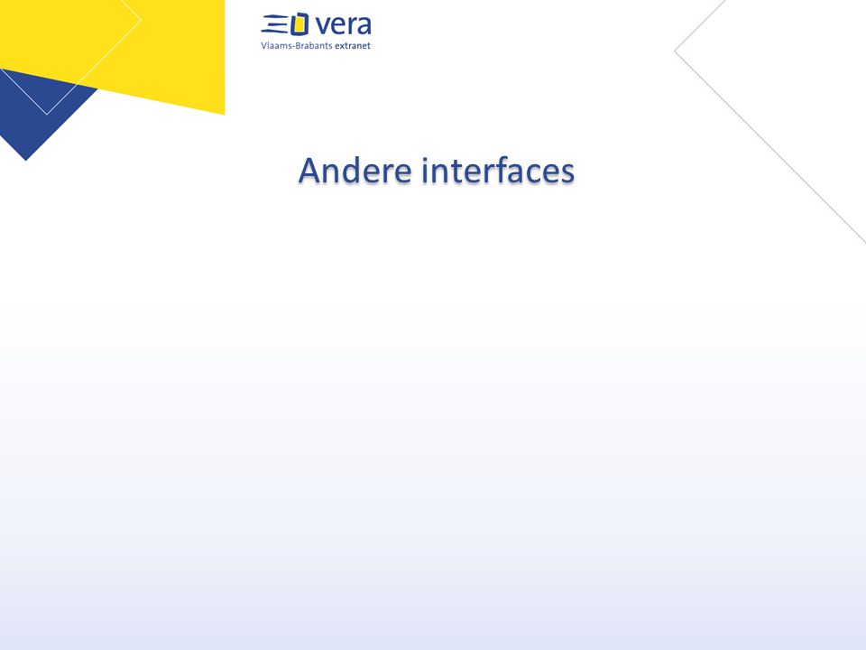 Andere interfaces