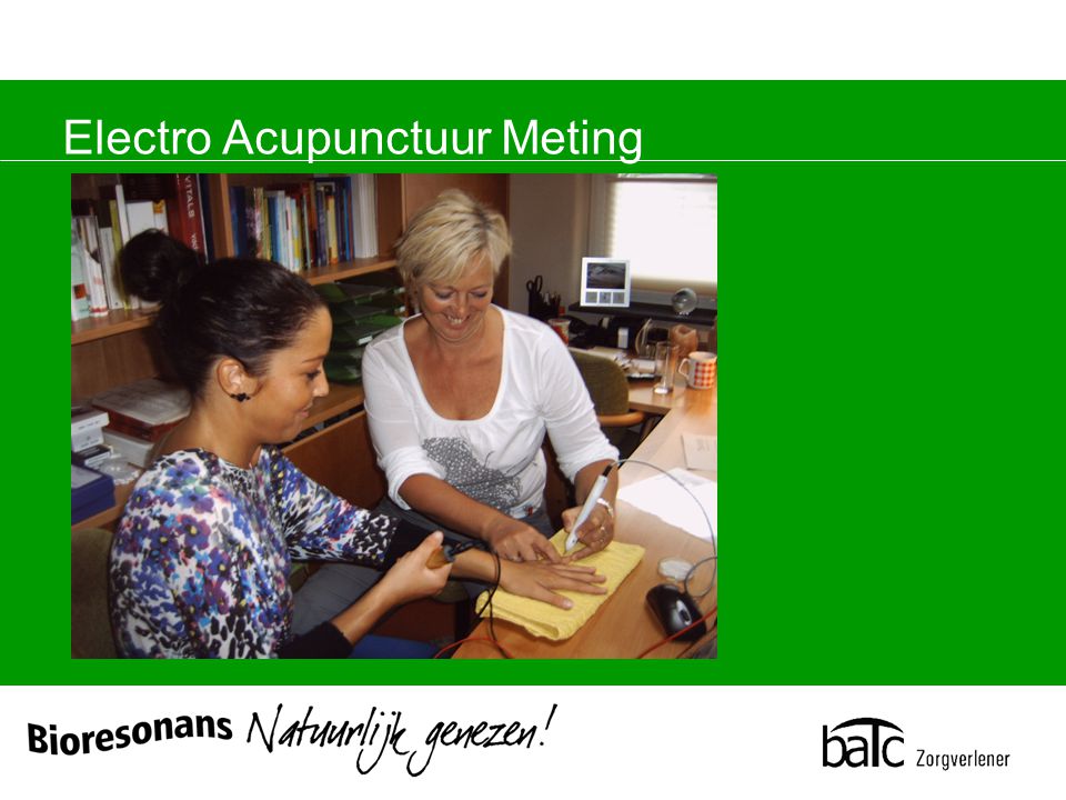 Electro Acupunctuur Meting