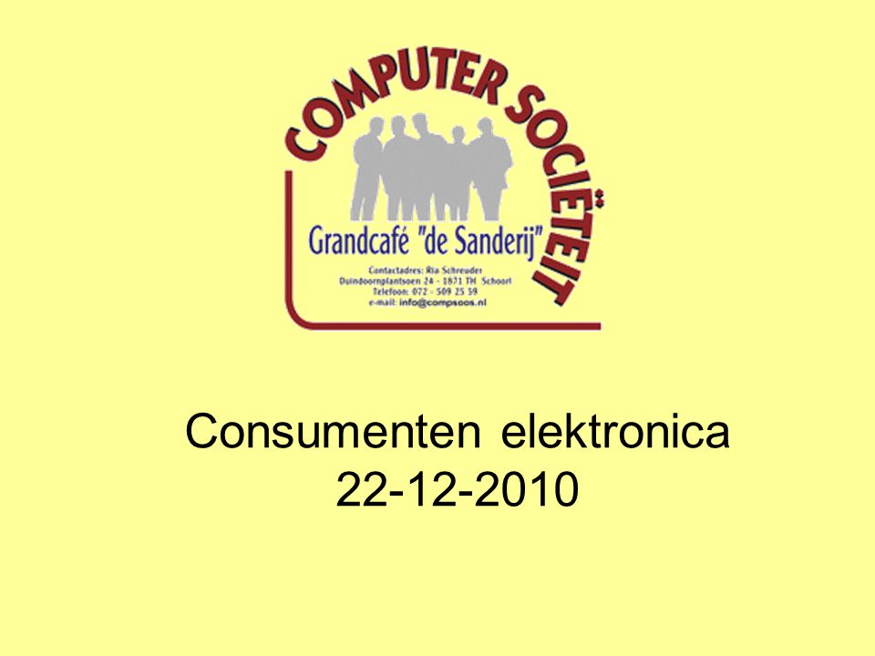 Consumenten elektronica