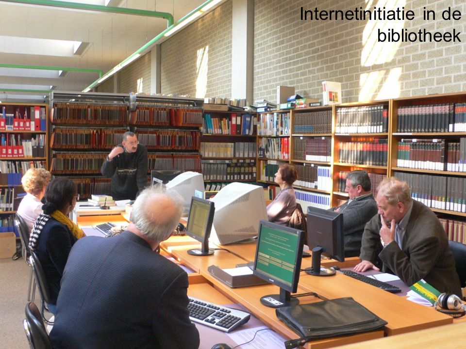 Internetinitiatie in de bibliotheek