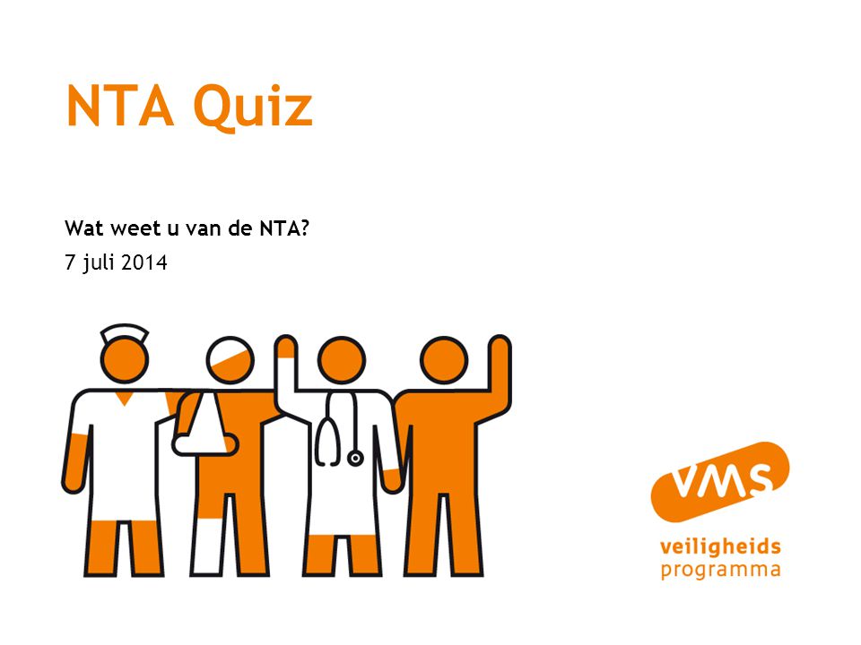 7 juli 2014 NTA Quiz Wat weet u van de NTA