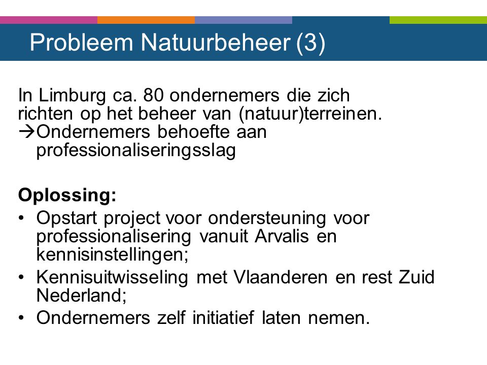 Probleem Natuurbeheer (3) In Limburg ca.