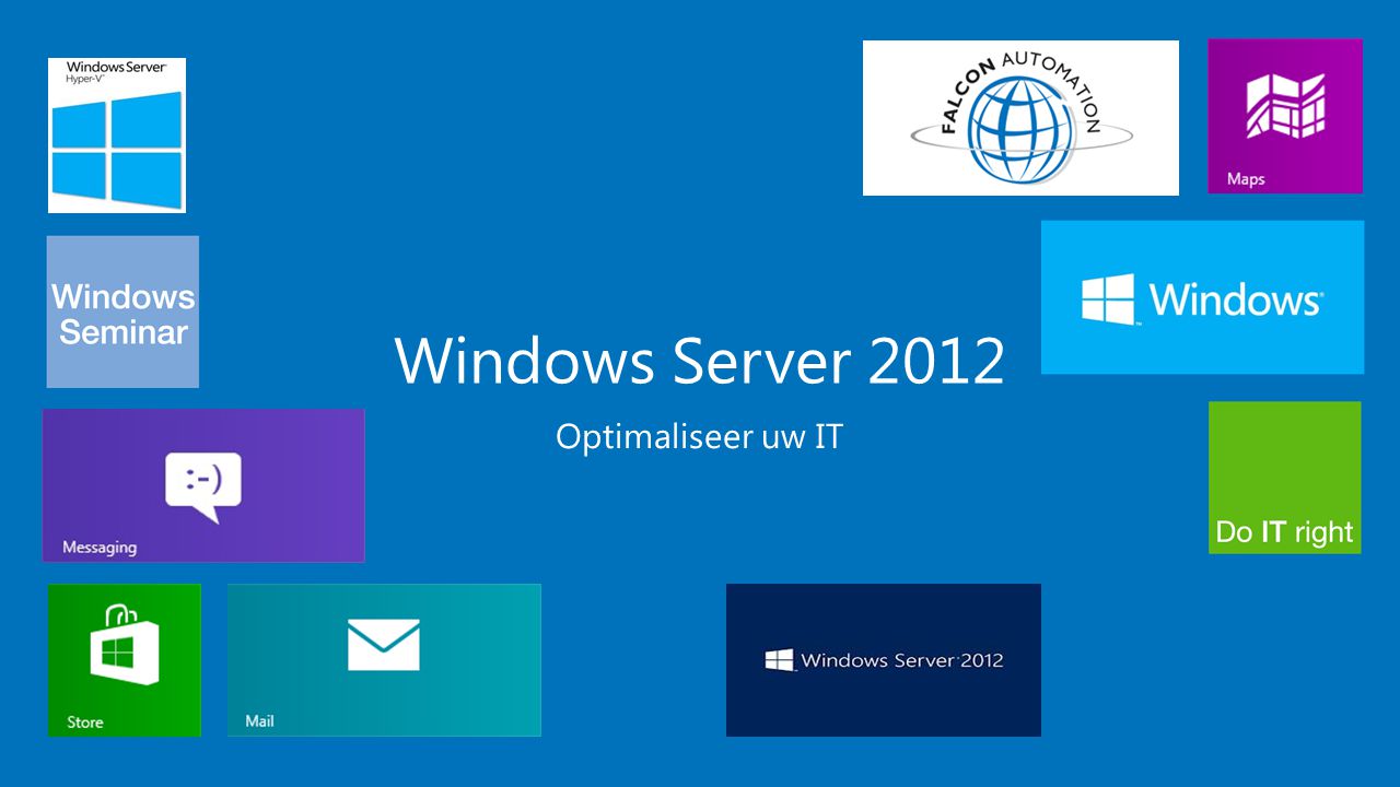 Windows Server 2012 Optimaliseer uw IT