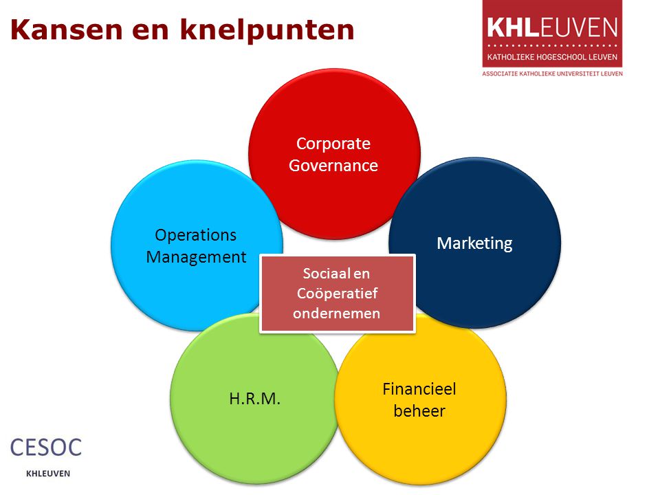 Kansen en knelpunten Corporate Governance Operations Management H.R.M.
