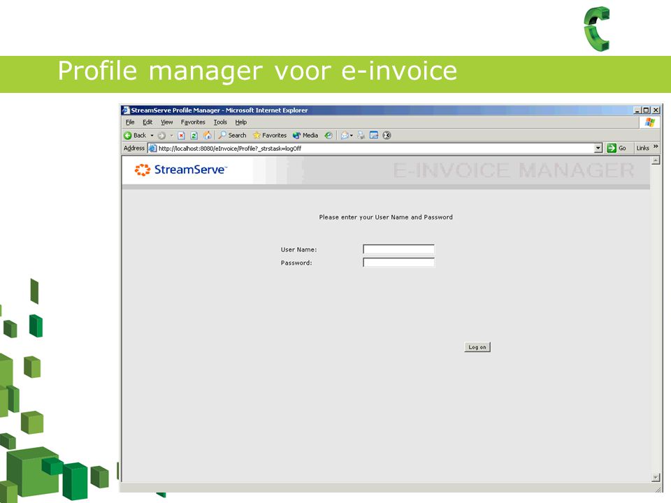Profile manager voor e-invoice