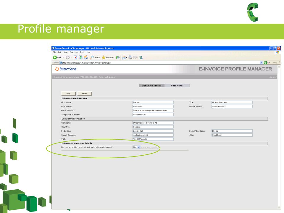 Profile manager