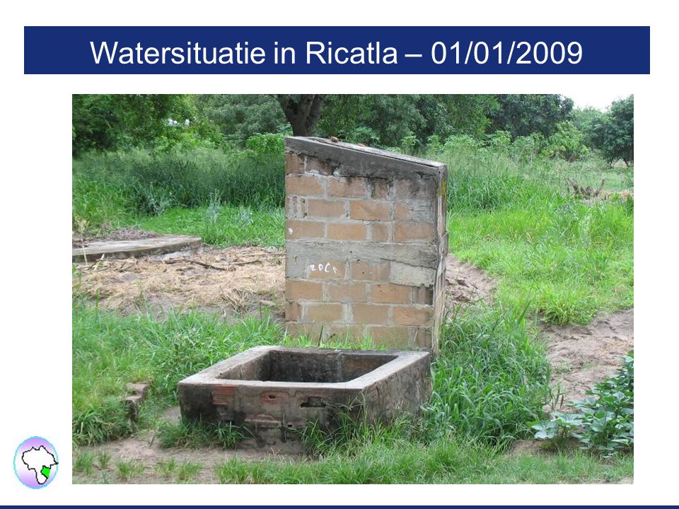 Watersituatie in Ricatla – 01/01/2009