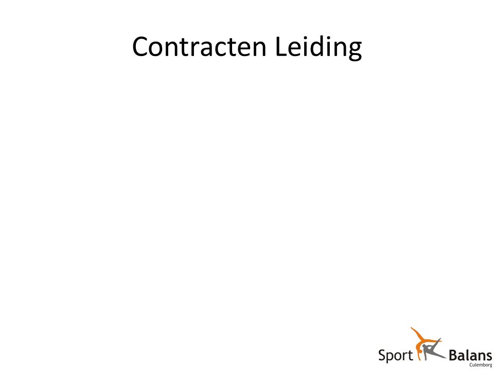 Contracten Leiding