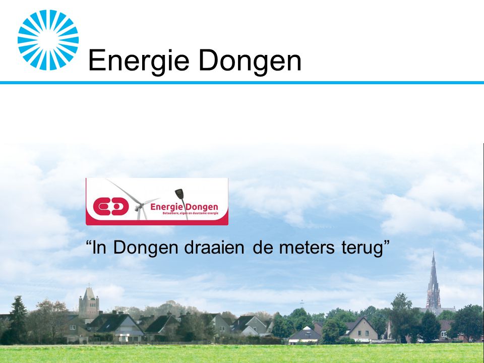 Energie Dongen In Dongen draaien de meters terug