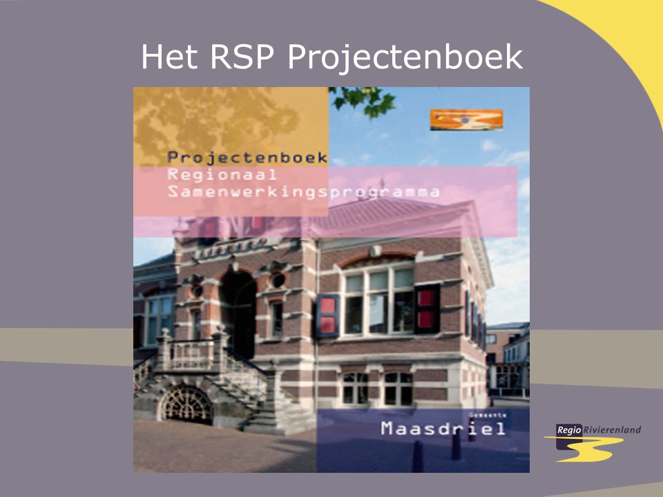 Het RSP Projectenboek