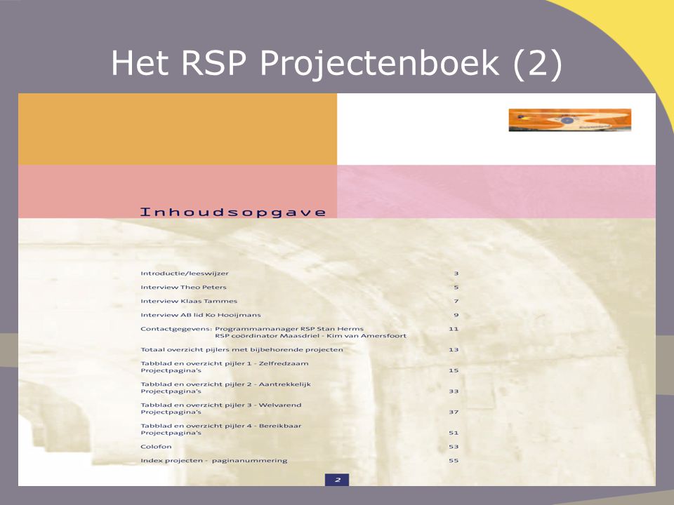 Het RSP Projectenboek (2)