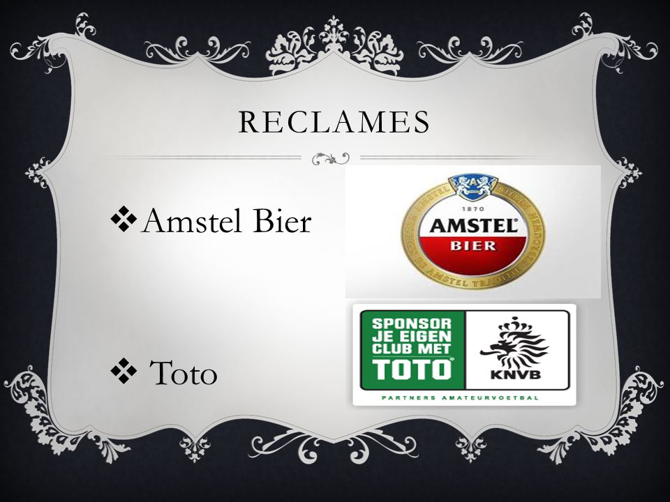RECLAMES  Amstel Bier  Toto