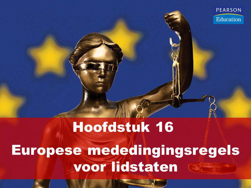 Hoofdstuk 16 Europese mededingingsregels voor lidstaten