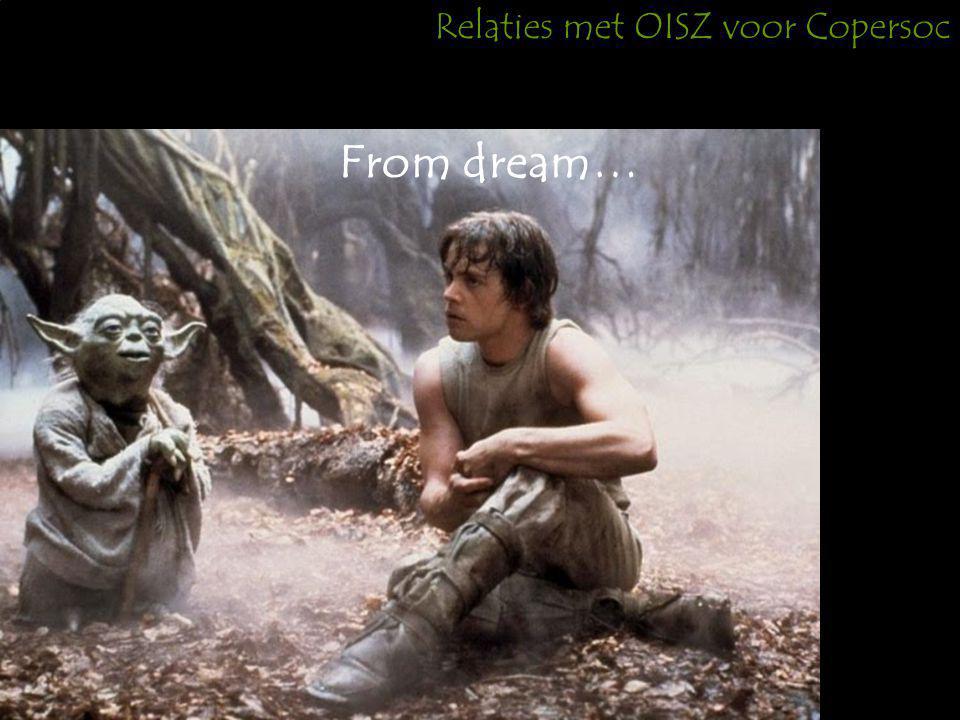 Relaties met OISZ voor Copersoc From dream…