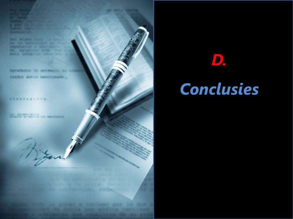 D. Conclusies