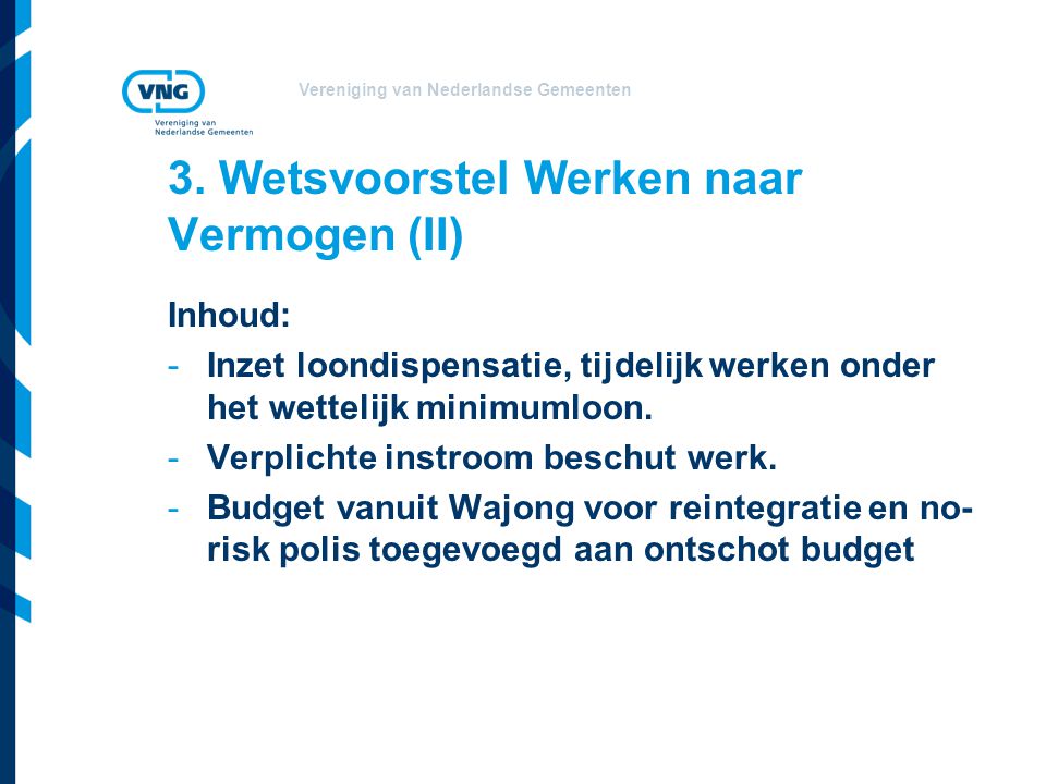 Vereniging van Nederlandse Gemeenten 3.
