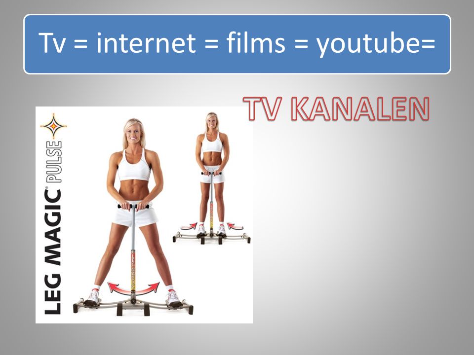 Tv = internet = films = youtube=