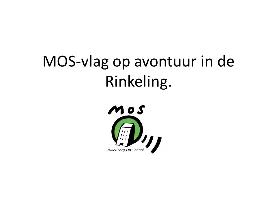 MOS-vlag op avontuur in de Rinkeling.