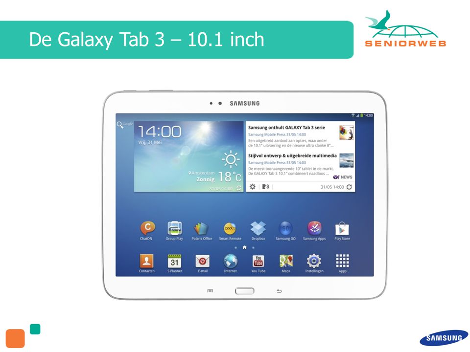 De Galaxy Tab 3 – 10.1 inch