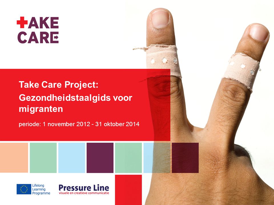 Take Care Project: Gezondheidstaalgids voor migranten periode: 1 november oktober 2014