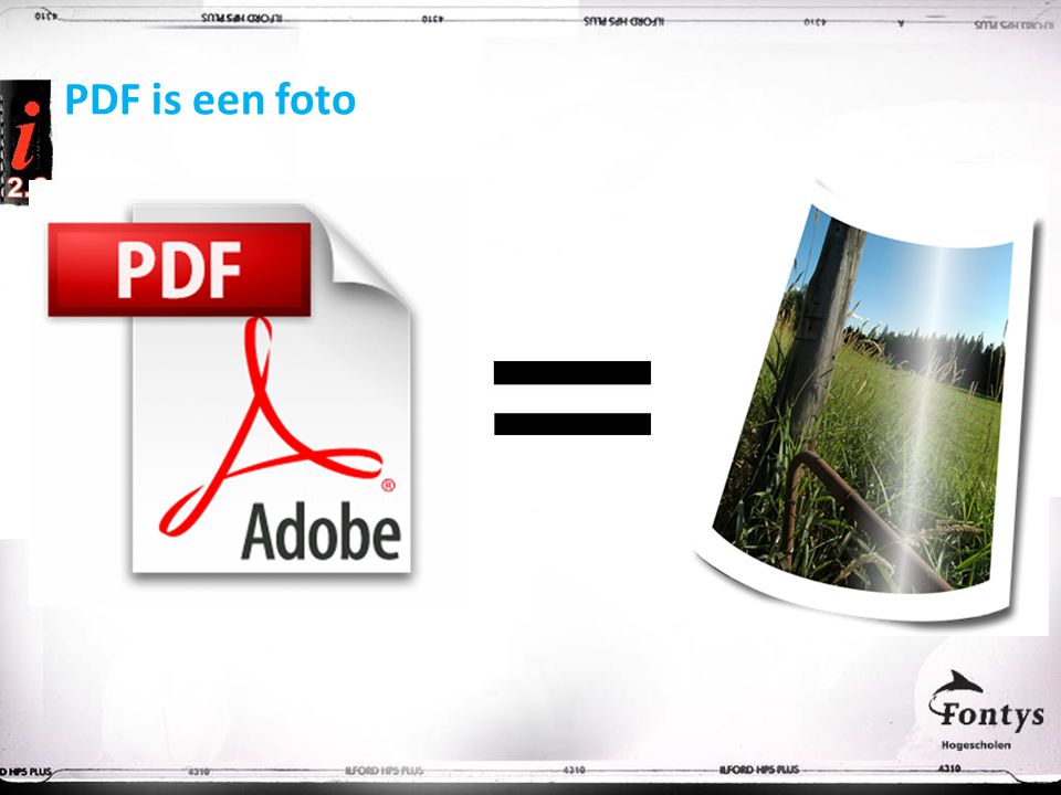 PDF is een foto