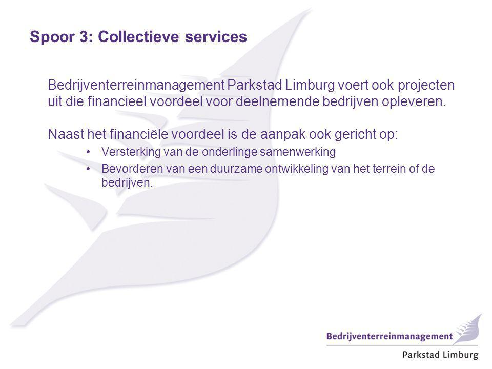 Bedrijventerreinmanagement Parkstad Limburg voert ook projecten uit die financieel voordeel voor deelnemende bedrijven opleveren.