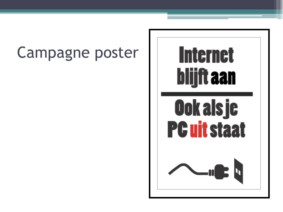 Campagne poster