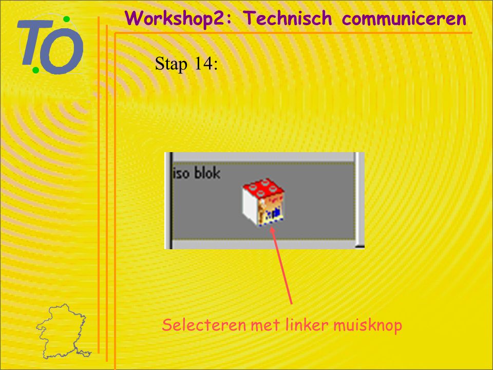 Workshop2: Technisch communiceren Stap 14: Selecteren met linker muisknop