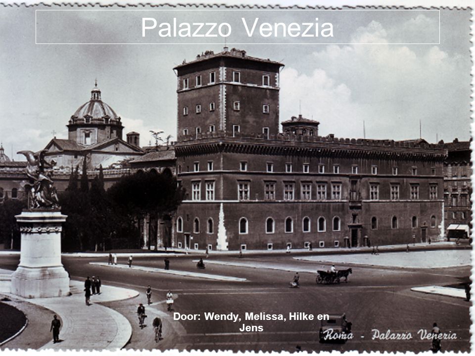 Palazzo Venezia Door: Wendy, Melissa, Hilke en Jens