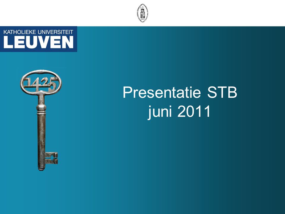 Presentatie STB juni 2011