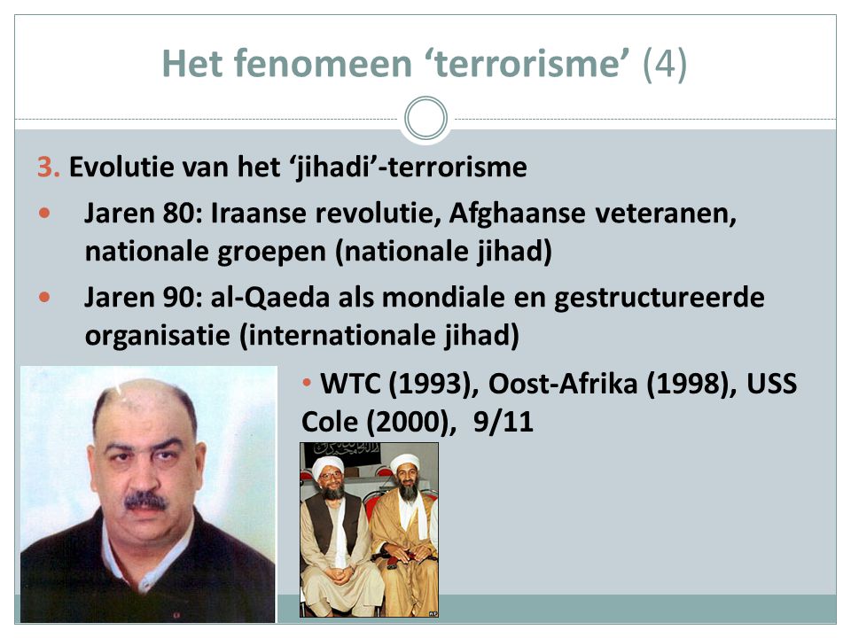 Het fenomeen ‘terrorisme’ (4) 3.