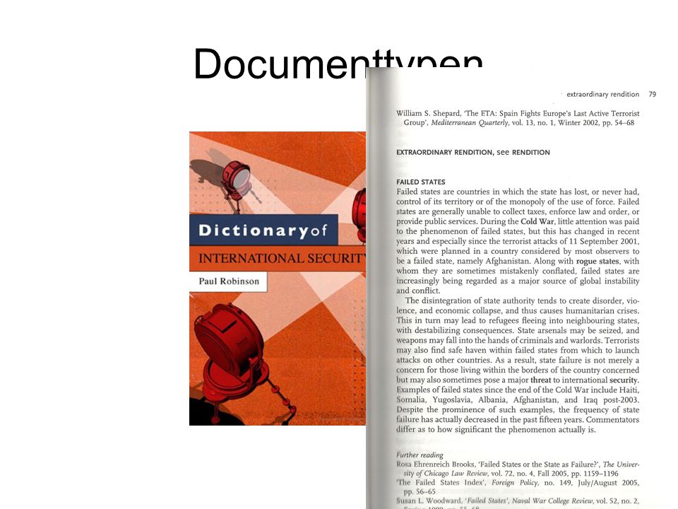 Documenttypen Encyclopedie