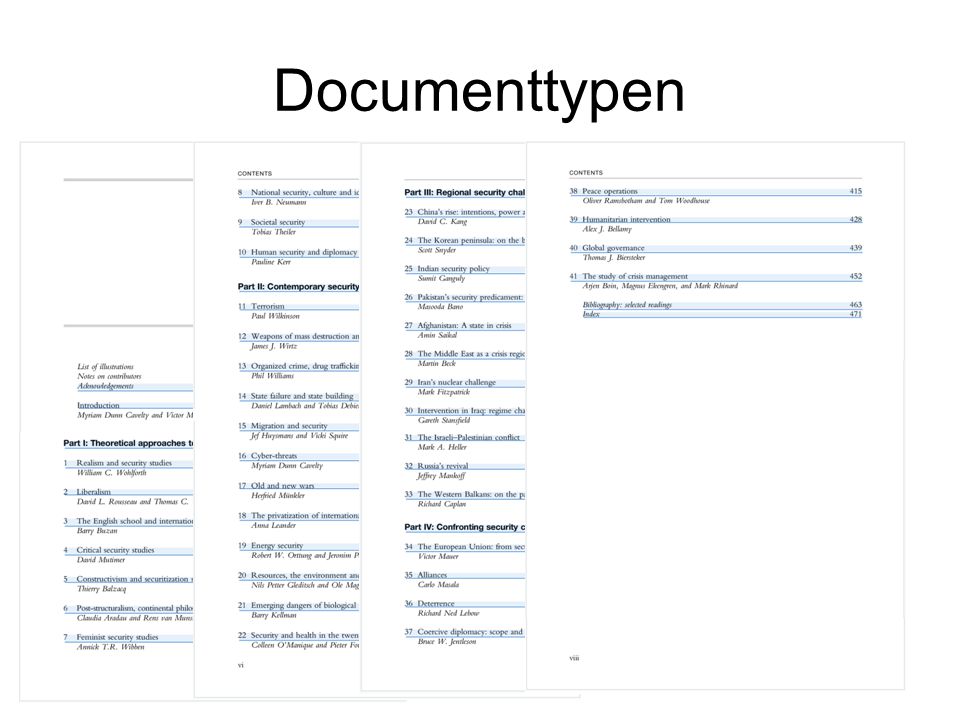 Documenttypen Handboek