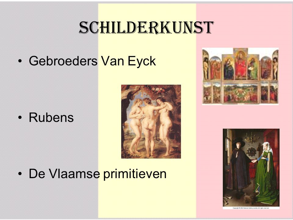 Schilderkunst Gebroeders Van Eyck Rubens De Vlaamse primitieven
