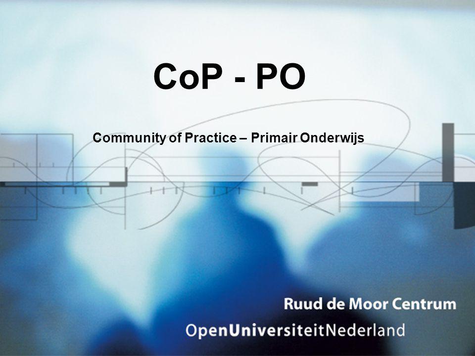 CoP - PO Community of Practice – Primair Onderwijs