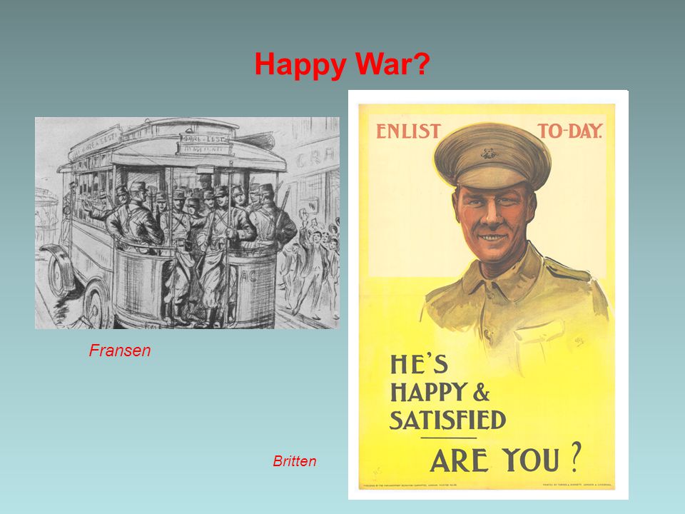 Happy War Fransen Britten