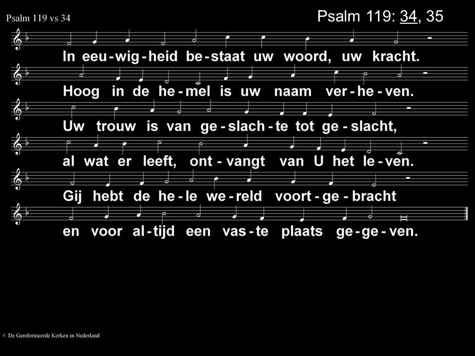 Psalm 119: 34, 35