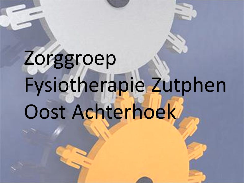 Zorggroep Fysiotherapie Zutphen Oost Achterhoek