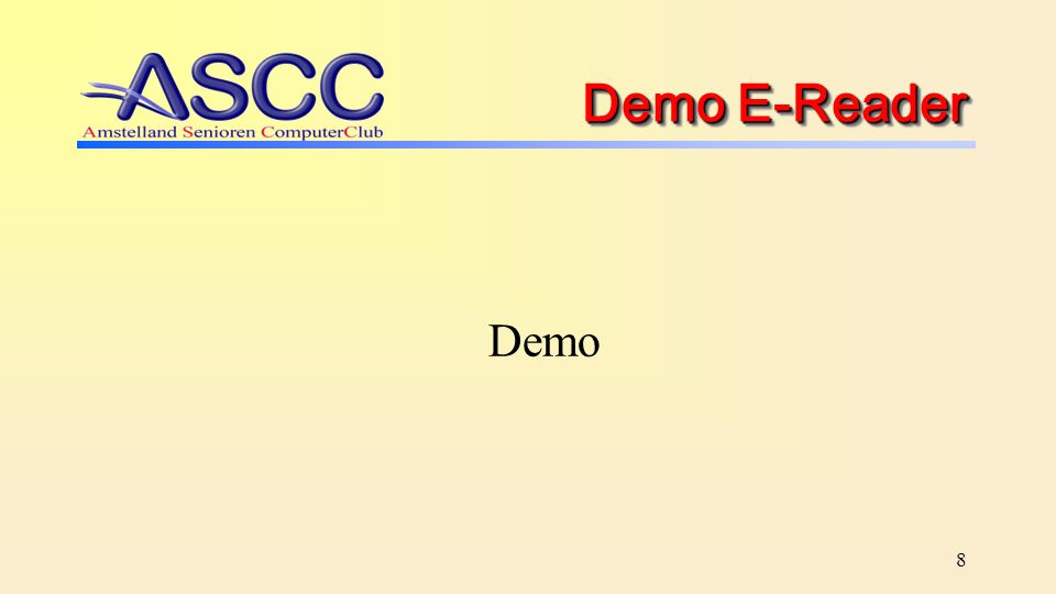 Demo E-Reader Demo 8
