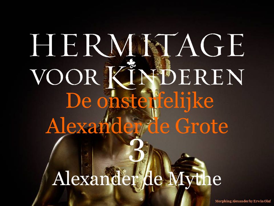 De onsterfelijke Alexander de Grote 3 Alexander de Mythe Morphing Alexander by Erwin Olaf