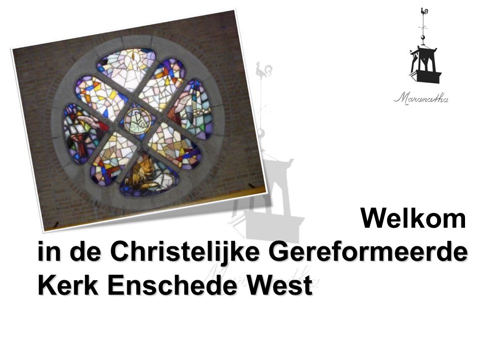 Welkom in de Christelijke Gereformeerde Kerk Enschede West