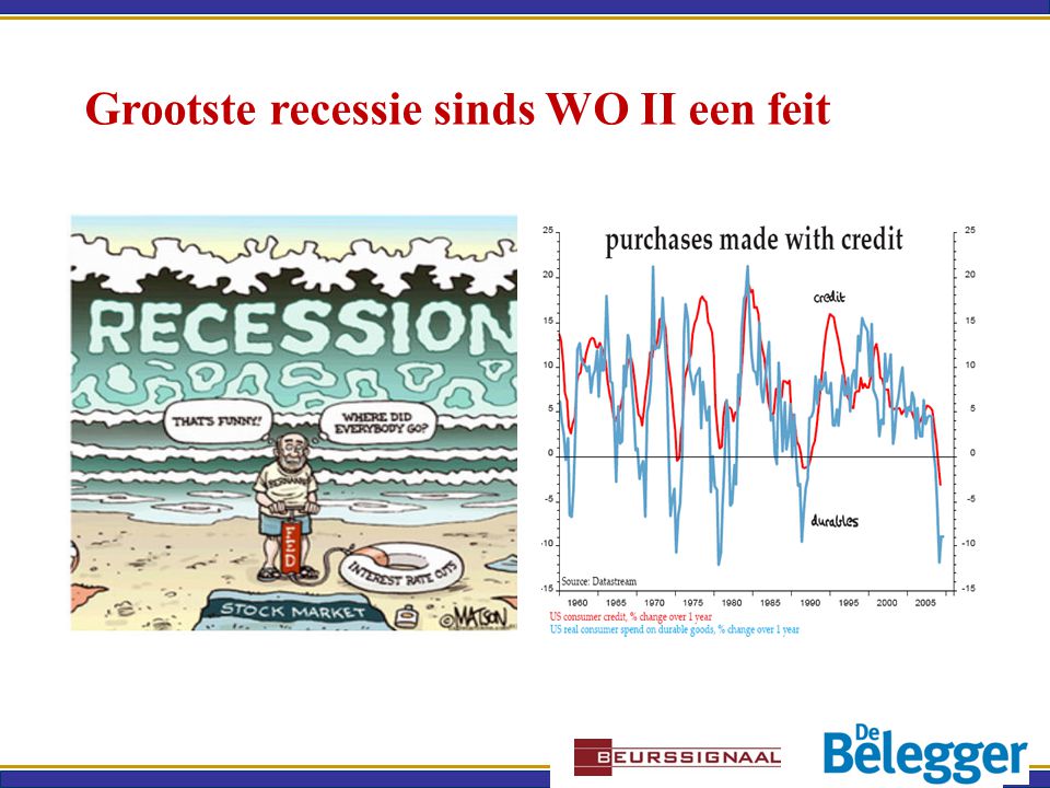 Grootste recessie sinds WO II een feit
