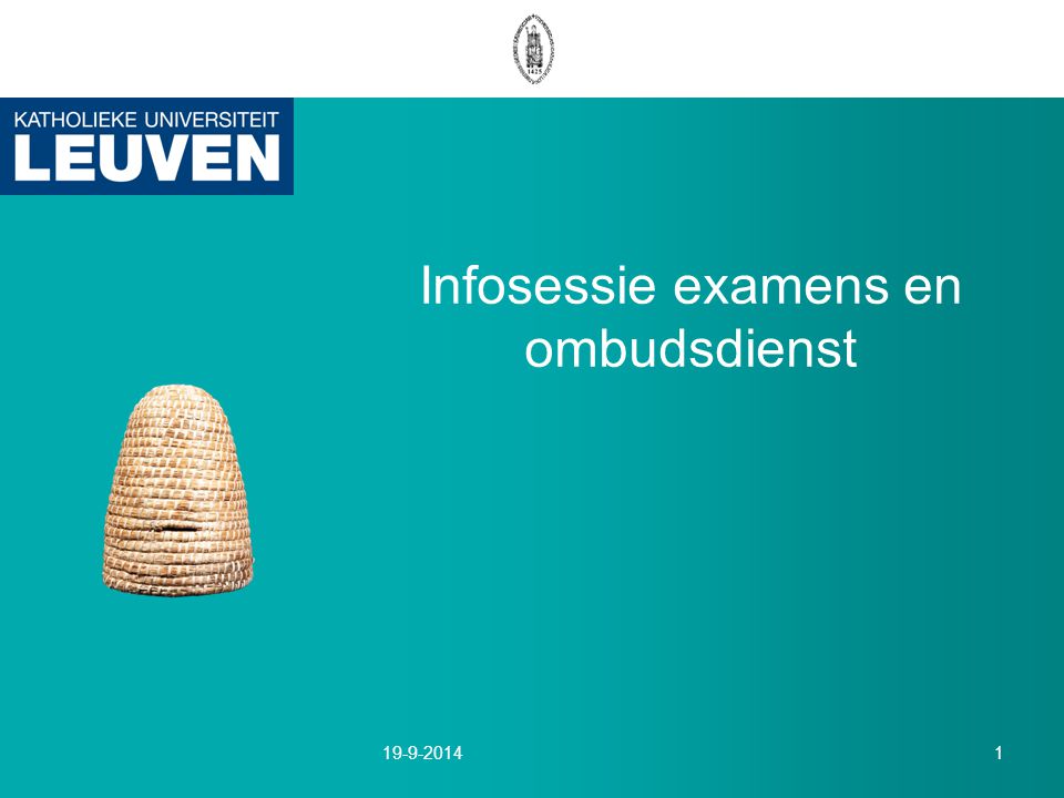 Infosessie examens en ombudsdienst