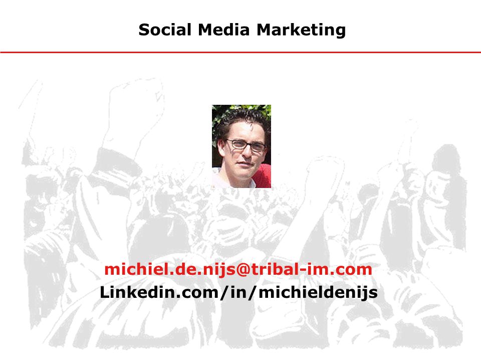 Social Media Marketing Linkedin.com/in/michieldenijs